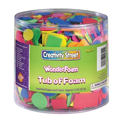 Creativity Street® WonderFoam® Tub of Foam Shapes