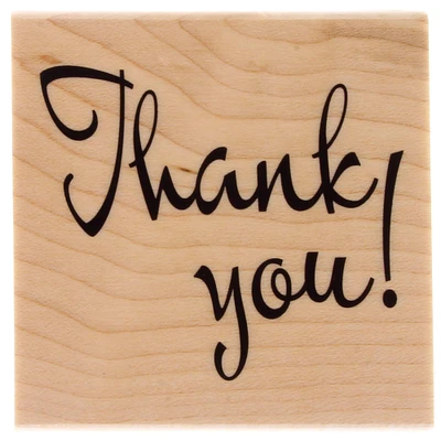 6 Pack: Thank You Wood Stamp by Recollections™