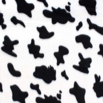 Black & White Cow Fleece