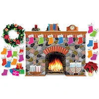 Scholastic® Holiday Hearth Bulletin Board Set