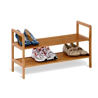 Honey Can Do 2-Tier Bamboo Shoe Shelf