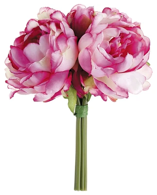 Dark Pink & White Peony Bouquet