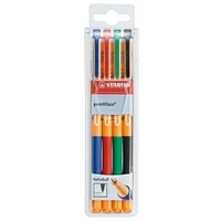 Stabilo® PointVisco 4 Color Pen Wallet Set