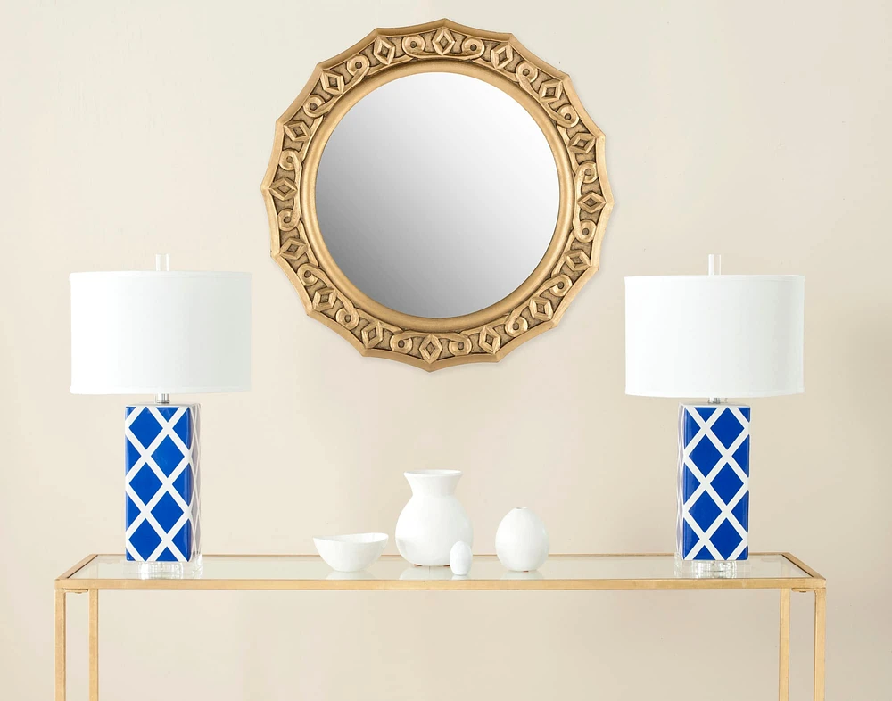 Gossamer Lace Mirror in Gold