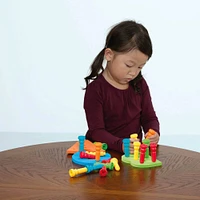 Tall Stacker™ Pegs A-Z Pegboard™ Set, Uppercase