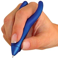 PenAgain™ Ergo-Sof Retractable Blue with Black Ink Ballpoint Pen, Pack of 4