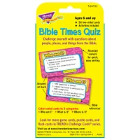Trend Enterprises® Bible Times Quiz Game Cards, 6 Sets