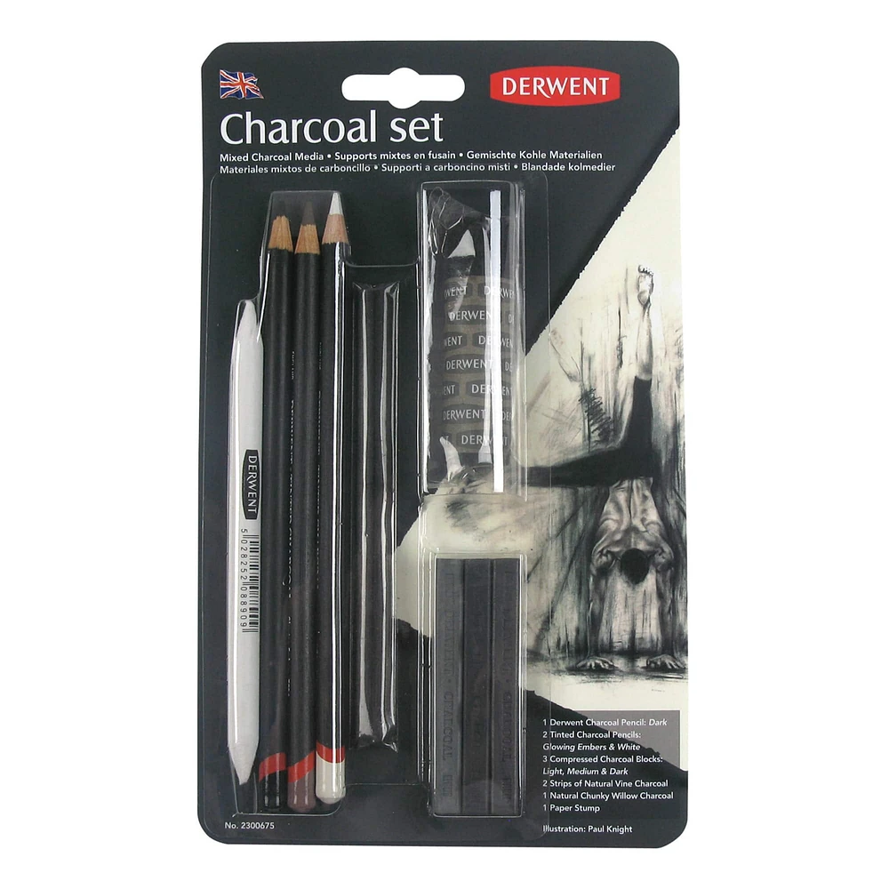 Derwent® Charcoal Mixed Media Set