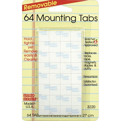 Magic Mounts® 1/2" Removable Mounting Tabs, 12 Bundle Packs