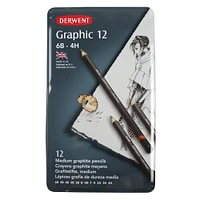Derwent® Medium Graphic 12 Pencil Set