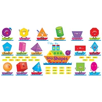 Trend Enterprises Ship Shapes & Colors Bulletin Board Set