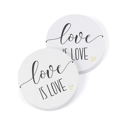 Hortense B. Hewitt Co. Coasters, Love is Love