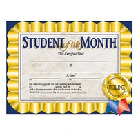Flipside Products 8.5” x 11” Student of the Month Certificate, 6 Pack Bundle