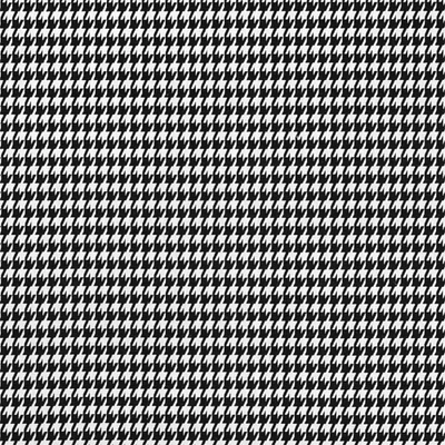 Houndstooth Black