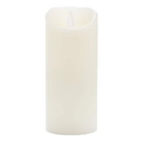 8 Pack: iFlicker 3" x 7" Ivory LED Pillar Candle by Ashland®