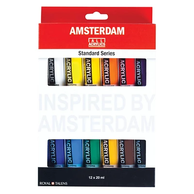 6 Packs: 12 ct. (72 total) Amsterdam Standard Series Acrylic Paint Set