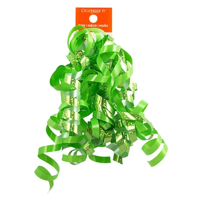 23" Lime Green Curling Ribbon Bow by Celebrate It™