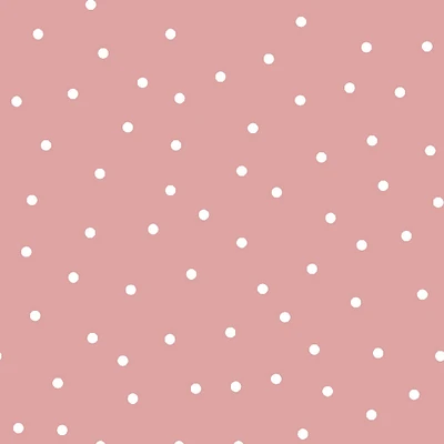 Camp Wee One Pink Dot Quilting Cotton Fabric