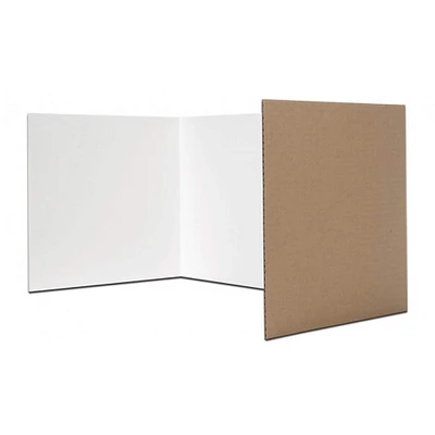 White Privacy Shield Class, 18" x 48", Pack of 24
