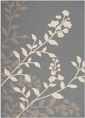 Courtyard Floral 2'-7" X 5' Area Rug