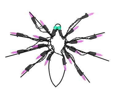 12" Battery Operated LED Spider Window Silhouette