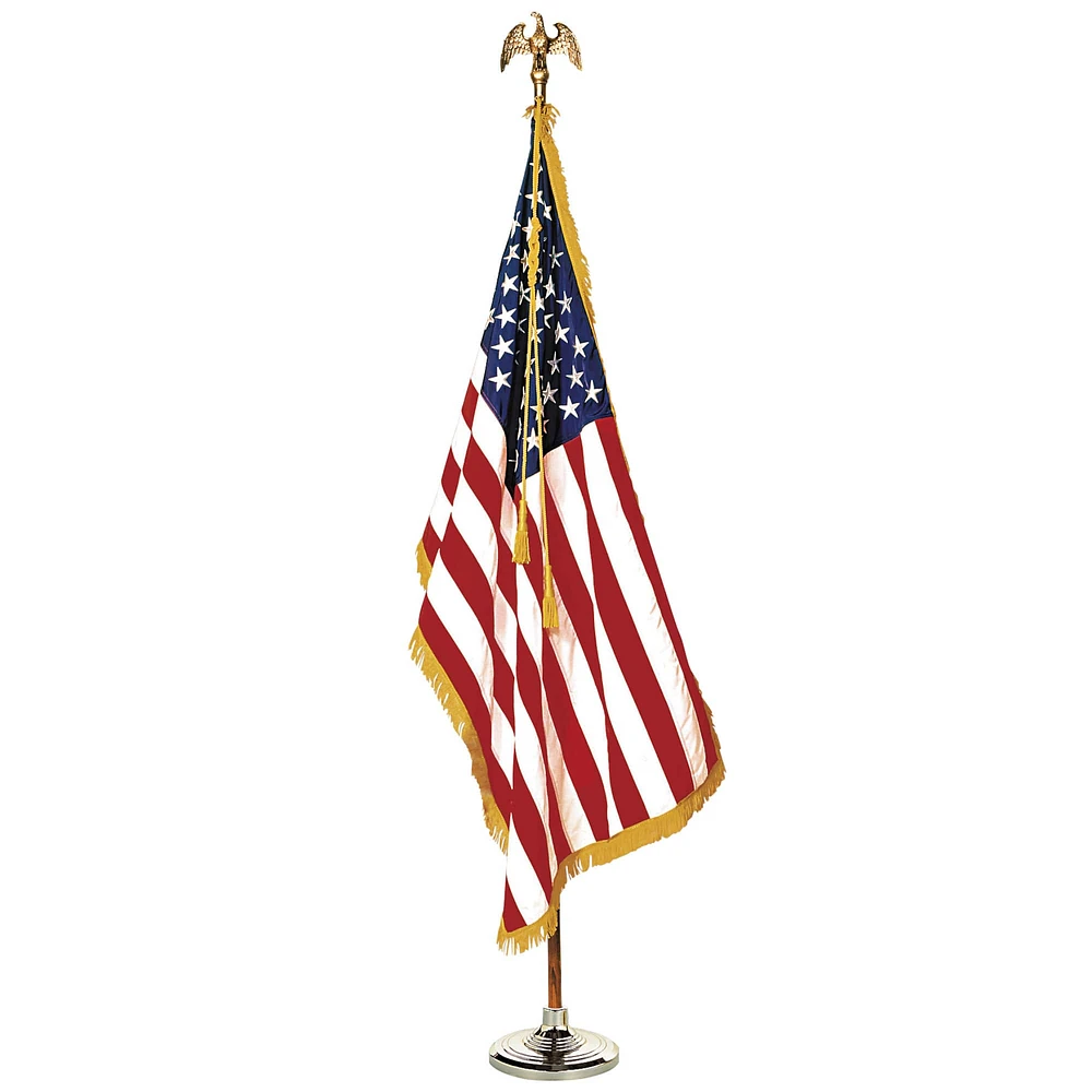 Annin Colonial Nyl-lo® Complete Mounted U.S. Flag Set
