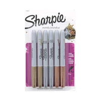 Sharpie® Metallic Permanent Marker, 6 Count