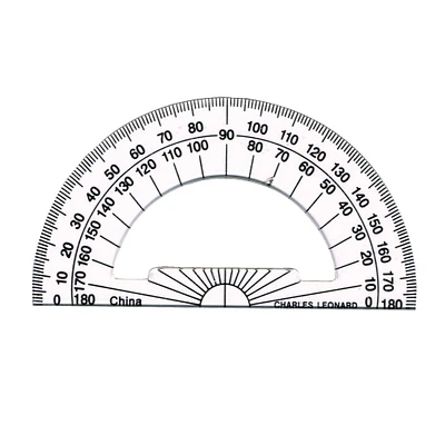 4" Plastic Protractor, Pack of 84