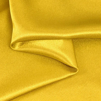 Yellow Crepe Back Satin