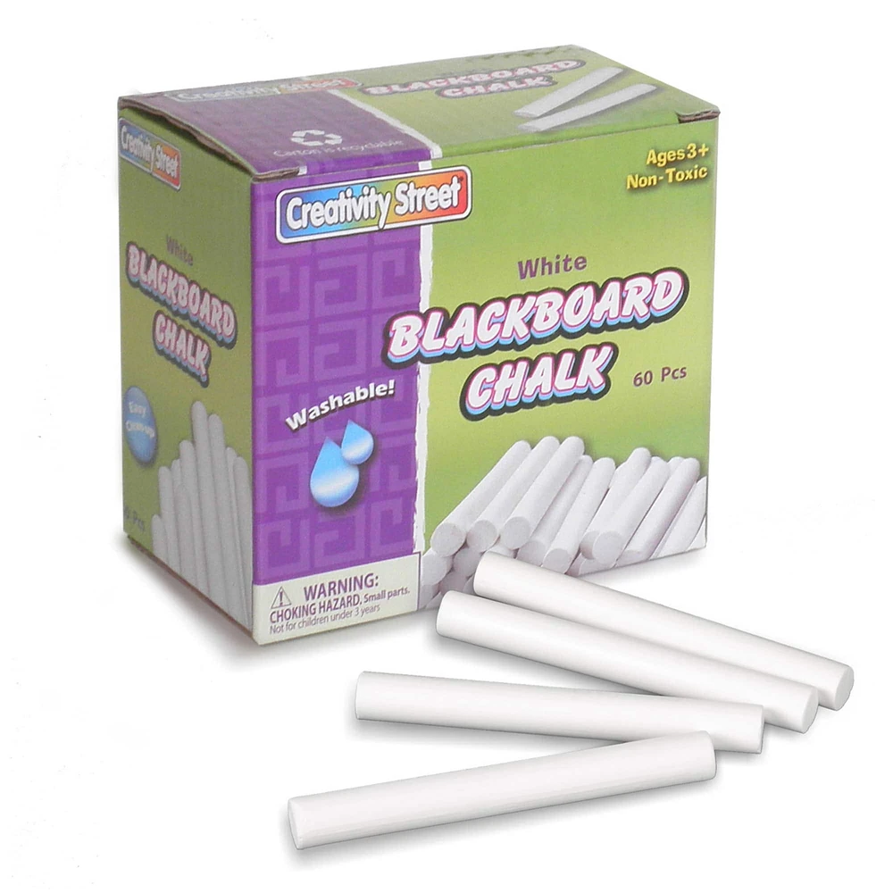 White Blackboard Chalk, 12 Boxes