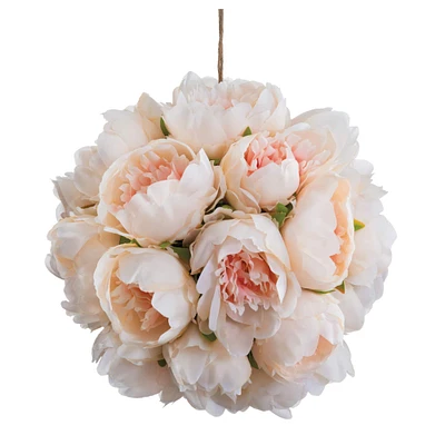 10" Blush Peony Kissing Ball