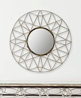 Round Mirror in Natural