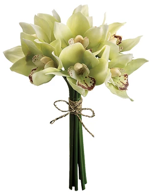 White & Green Cymbidium Bouquet