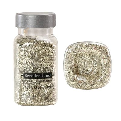 12 Pack: Vintage Silver Glass Glitter by Recollections™