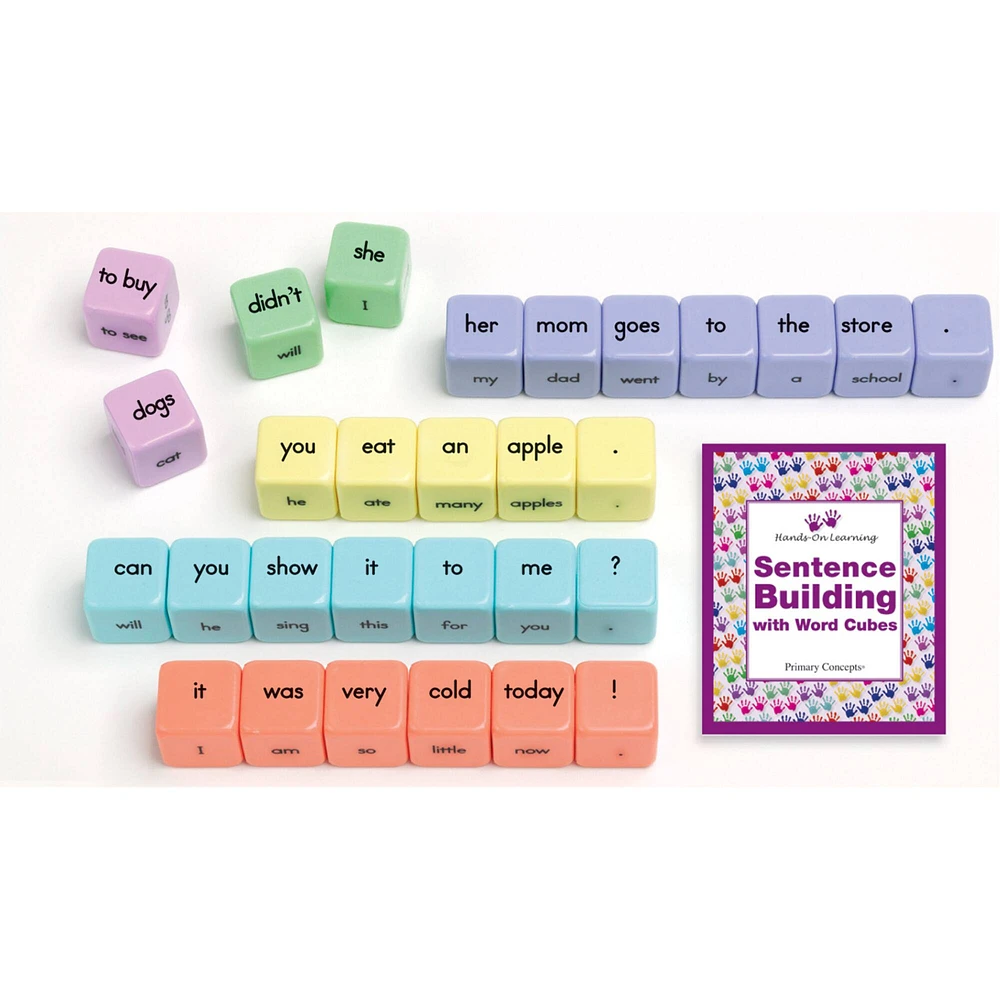 Primary Concepts Build-A-Sentence Cubes