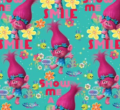 Trolls Poppy True Colors Are Beautiful Quilting Cotton Fabric