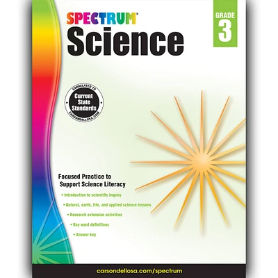 Spectrum® Science Workbook, Grade 3