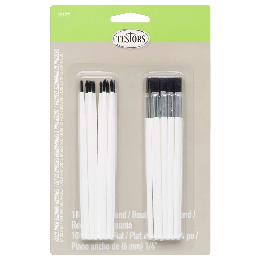 Testors® Economy Brushes 20 Pack