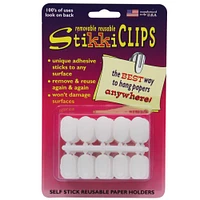 36 Packs: 30 ct. (1,080 total) StikkiCLIPS® White Clips