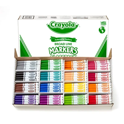 6 Packs: 256 ct. (1,536 total) Crayola® Classpack® Original Formula Markers