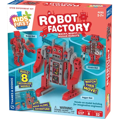 Thames & Kosmos Kids First Robot Factory: Wacky, Misfit, Rogue Robots