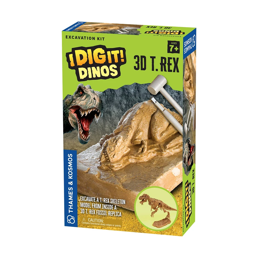 Thames & Kosmos I Dig It! Dinos: 3D T. Rex Excavation Kit