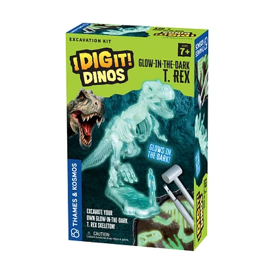 Thames & Kosmos I Dig It! Dinos: Glow-in-the-Dark T. Rex Excavation Kit