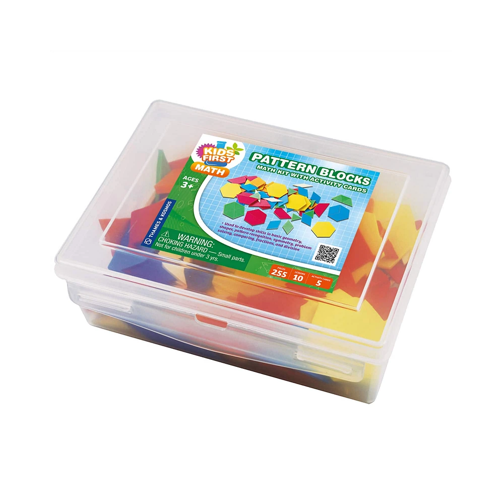 Thames & Kosmos Pattern Blocks Math Kit with Activity Cards