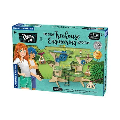 Thames & Kosmos Pepper Mint in the Great Treehouse Engineering Adventure Kit