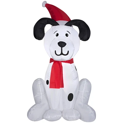 3.5ft. Airblown® Inflatable Christmas Dalmatian Puppy