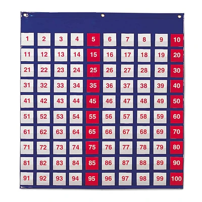 Learning Resources® Hundred Pocket Chart with Cards