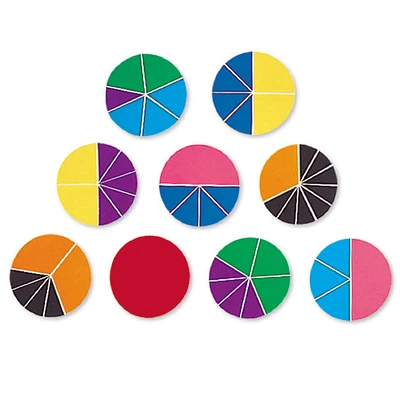 Learning Resources® Rainbow Fraction® Deluxe Circles, 3 Sets