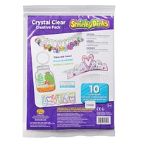 12 Packs: 10 ct. (120 total) Shrinky Dinks® Crystal Clear Creative Pack™