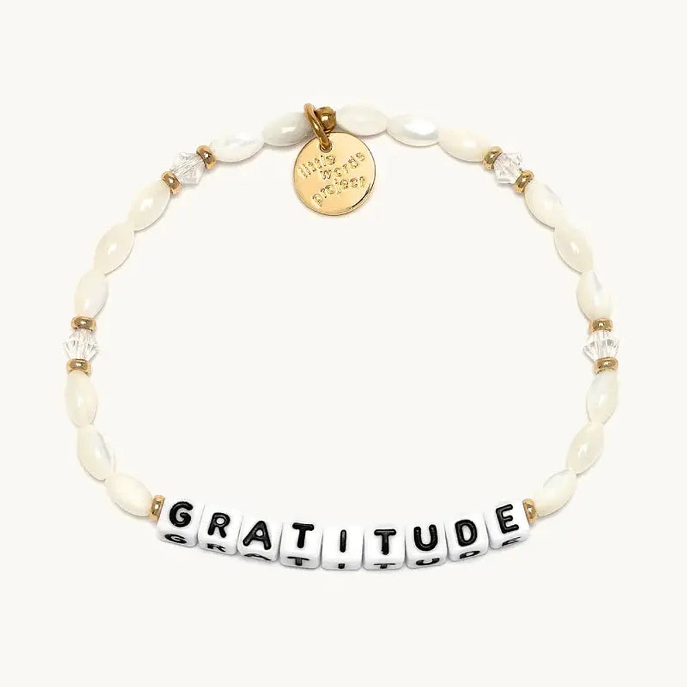 Gratitude Cotton Clouds Bracelet - S/M